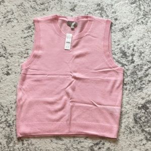 JCrew 100% Cashmere relaxed sweater vest- M